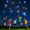 72 Pcs LED Slingshot Flying Toys for Kids with 36Pcs Slingshots+36Pcs Glow Helicopters Glow in The Dark Rocket Launcher Outdoor Light Up Toys Easter Gifts Valentines Party Favors for kids 4-8 8-12 view 2