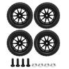 4Pcs 1/16 Scale RC Car Tires RC Tires with 10 Spokes for 1/16 Remote Control Car AXI31594 2BL view 1