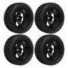 4Pcs 1/16 Scale RC Car Tires RC Tires with 10 Spokes for 1/16 Remote Control Car AXI31594 2BL view 2