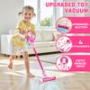BLAXTEM 4-in-1 Kids Toy Vacuum That Works with Suction, Electric Toy Toddler Vacuum Cleaner for Children Ages 3 4 5 6+ Boys & Girls,Toddlers Toys Cleaning Set for Pretend Play (Pink) view 2