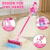 BLAXTEM 4-in-1 Kids Toy Vacuum That Works with Suction, Electric Toy Toddler Vacuum Cleaner for Children Ages 3 4 5 6+ Boys & Girls,Toddlers Toys Cleaning Set for Pretend Play (Pink) view 3