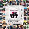 100pcs Cool Monster Truck Stickers for Kids, Waterproof Vinyl Stickers Easy to Decorate The Car Motorbike Helmet Skateboarding Laptop Personality Modification Must-Have view 2