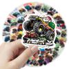 100pcs Cool Monster Truck Stickers for Kids, Waterproof Vinyl Stickers Easy to Decorate The Car Motorbike Helmet Skateboarding Laptop Personality Modification Must-Have view 4