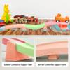 Up & Down Roller Coaster Toys for Toddlers Push Car Outdoor Playset with Farther & Faster Track Expansion Pack Multicolor view 4