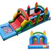 Eachup 25FT Commercial Grade Bounce House,Full PVC Water Slides Bounce House for Big Kids 3-12 with rawl Tunnels,Obstacle Course Bounce House for Party Backyard School Event view 1