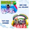 Eachup 25FT Commercial Grade Bounce House,Full PVC Water Slides Bounce House for Big Kids 3-12 with rawl Tunnels,Obstacle Course Bounce House for Party Backyard School Event view 3