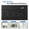 Sumobaby Blackout Curtains for Bedroom Portable 61"x63",No Drill Blackout Shades with Upgraded Hook&Loop Tapes,100% Black Out Window Cover,Thermal Insulated Blinds for Bedroom,Nursery(1 Panel,Black) view 4