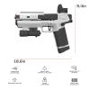 Foam Dart Blaster Pistol, 2.0 Upgrade Toy Gun with 48 Darts, 2 Magazines, Red Dot Sight & Flashlight  Realistic Toy Foam Pistol for Kids Age 8+ & Adults, Birthday view 4