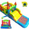 23FT Commercial Inflatable Obstacle Course Bounce House for Adult Big Kids, 100% PVC Bounce House with Water Dual Racing Tunnel, Climbing, Splash Water Pool Heavy Duty Outdoor Party 23x8x9FT view 1