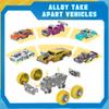 CheerfulToys Monster Truck Toys 6 Pack DIY Graffiti Metal Pull Back Car with Giant Wheels Party Favor Car Kids Toy for Boys Girls Ages 3 and Up view 2