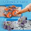 CheerfulToys Monster Truck Toys 6 Pack DIY Graffiti Metal Pull Back Car with Giant Wheels Party Favor Car Kids Toy for Boys Girls Ages 3 and Up view 3