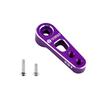 TCRC 7075 Aluminum Front 25T Servo Horn with M3 Threaded Holes for Axial 1/8 AXP8 Gilamon Trail Buggy Upgrade,Purple view 1
