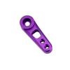 TCRC 7075 Aluminum Front 25T Servo Horn with M3 Threaded Holes for Axial 1/8 AXP8 Gilamon Trail Buggy Upgrade,Purple view 3