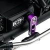 TCRC 7075 Aluminum Front 25T Servo Horn with M3 Threaded Holes for Axial 1/8 AXP8 Gilamon Trail Buggy Upgrade,Purple view 4