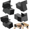 4Pack 4x4 Compound Angle Brackets + 1 Pcs A-Frame Middle Swing Set Brackets view 2
