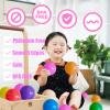 2.2in/5.5cm Ball Pit Balls, 100-Pack in 7 Vivid Colors (Red/Orange/Yellow/Green/Blue/Purple/Pink) - Non-Toxic, Durable for Game Tents, Pools & Bounce Houses, Ages 0+1 view 3