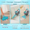 Kids Vacuum Toy That Really Works 3 in 1 Toddler Vacuum Cleaner with Realistic Suction, Role Play STEM Educational for Girl Boy 3 4 Year Old (Blue) view 4