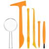 Gatuida 3 Sets Kids Dig Tool Toy Set, Plastic Digging Hammer, Brush, Chisel, Scraper, Archaeological Excavation Kit, Pretend Play Dig Kit Toys view 1