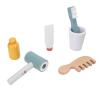 Wooden Toddler Vanity Set, Encourages Imaginative Play, Portable Pretend Makeup Table, Beech Wood Material, for Girls, for Preschoolers, for Nursery Playtime, for Bedroom or Living Room view 2