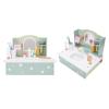 Wooden Toddler Vanity Set, Encourages Imaginative Play, Portable Pretend Makeup Table, Beech Wood Material, for Girls, for Preschoolers, for Nursery Playtime, for Bedroom or Living Room view 4