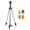 360 Rotating Tripod Sprinkler - Adjustable Stainless Steel Garden Watering System with Telescopic Pole for Lawn, Yard & Outdoor Irrigation view 2