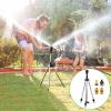 360 Rotating Tripod Sprinkler - Adjustable Stainless Steel Garden Watering System with Telescopic Pole for Lawn, Yard & Outdoor Irrigation view 3