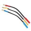 Ailgely Premium 4mm Banana Plugs Connector Extension Cable Wire, 13cm Length, Heat Resistant for RC Car, Boat, Aircraft Motor ESC Connection, Compatible with 4050A ESC view 2