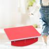 KiBcsLic Balance Board Wobble Board Balance Stability Training Non Slip Strength, Red view 3
