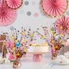 12 Pack Metallic Foil Spray Centerpiece Star Table Decoration Burst Table Centerpieces for Birthday Graduation Wedding Anniversary Holiday Party Supplies Decor, Rose Gold view 4