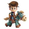 GIYAWA 30 Pcs Mini Cowboy Hats for Dolls Crafts Parties and Miniature Scenes, Perfect Miniature Western Decor Accessories for Cowboy Theme Parties Birthday Favors, Cake Toppers view 2
