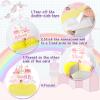 12Pcs Unicorn Rainbow Honeycomb Centerpieces Magical Pastel Unicorn Party Decoration Pastel Rainbow Castle Table Topper Centerpiece for Girls Princess Theme Happy Birthday Baby Shower Party Decor view 4