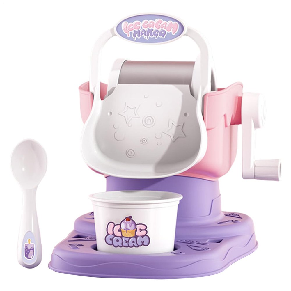 Ice Cream Maker for Kids - Soft Serve Ice Cream Machine | Manually Makes Yogurt or in Minutes, Ice Cream Machine House Toys, Long-Lasting Cooling, Easy to Clean