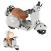 BTFO Doll Scooter Toy with Lights & Music, Rotating Interactive Model Toy Vehicle Fun Desktop Decor for Doll Collectors (Gray) view 1