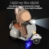 BTFO Doll Scooter Toy with Lights & Music, Rotating Interactive Model Toy Vehicle Fun Desktop Decor for Doll Collectors (Gray) view 4