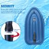 HCAUYNN Summer Water Jet Ski Inflatable Boat,with Under Water Scooter,Electric Motorized Pool Float Boat Toys,with Fins Large and Small/Oars/Air Pump,OnlyMotorboat view 2