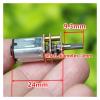 POWTAXBJGD 5PCS N20 Gear Electronic Starter DC 3V 5V 6V 7.4V 9V 43RPM-128RPM Reduction All Metal Gearbox Low Speed Deceleration Smart Toy Car view 2