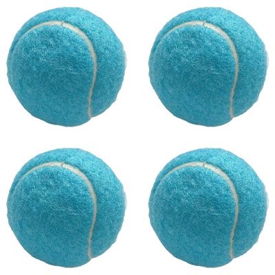hzzsbu Tennis Balls, 4 Pcs High Elasticity Training Tennis Balls Practice Balls, Pet Dog Playing Balls, Fit for Beginner Training Ball