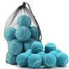 hzzsbu Tennis Balls, 4 Pcs High Elasticity Training Tennis Balls Practice Balls, Pet Dog Playing Balls, Fit for Beginner Training Ball view 3