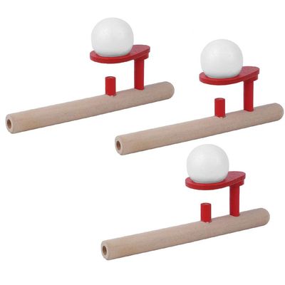 Keenso Wooden Blowing Toy for Kids, Increase Lung Capacity, Develop Motor Skills, Enhance Intelligence with Parent Child Communication, Christmas and Birthdays