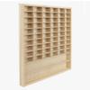 1:64 Scale Toy Car Display Case Organizer Storage, Wooden Wheel Rack Wall Mounted with 62 Compartments, Stylish Diecast Car Display Rack for Toy Car, Collectibles, Figurines (58.5x5x64.5cm) view 3