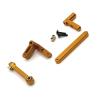 tctrbvv Rc Connecting Rod for Hospeed 14321 C8802 1/14 Metal Steering Rod Set RC Car Off-Road Tracked Vehicles Parts and Accessories Upgrade Replacement and Use view 1