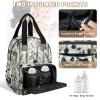 Obtravar Diaper Bag Backpack Cute Pandas Multifunction Nappy Bag Large Capacity Waterproof Travel Portable Mommy Bag view 4