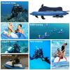 VNATWGOO Inflatable Electric Motorboat, 500W Brushless Motor Detachable Thruster, for Underwater Scooter Diving Booster,Motorboat+500W10A view 2