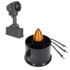 Asixxsix Engine Ducted Fan, 70mm 6 Blades EDF Ducted Fan DIY Assembly Thrust of Up to 1200G Engine with 3000KV Brushless Motor for PC Cooling RC Airplane Model Aircrafts view 4