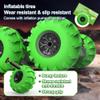 LM-15 Remote Control Car, 4WD RC Stunt Car with Inflatable Tires, Double-Sided Pattern and LED Flash, 2.4GHz, 360 Rotates and Flips, Gift for Birthday, Christmas, Thanksgiving view 3