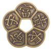 Angoily Multi-Function Chinese Coin 2.16 Inch Divination Plum Blossom Feng Shui Brass Lucky Coin for Home Decor and Spiritual Practices view 1