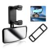 2026 Latest 360 Adjustable Car Mirror for Baby,Clip on Baby Rear View Mirror for Car with Retractable Clamping Arm,Universal Curved Backseat Mirrors for Babies Observing & Safety view 1