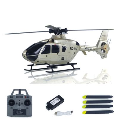 TOUCAN RC HOBBY 1/36 C123 6CH RC Simulation Helicopter Model EC135 Radio Control Stunt Airplane Reverse Flight Optical Flow Positioning for Adult