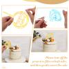 100 Pcs Gold Acrylic Happy Birthday Cake Toppers, Double Sided Party Decorations for Cakes Cupcakes, Adults Events Party Supplies view 3