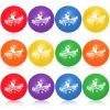 Jerify 12 Pcs Foam Dodgeball Set 6 Inch Soft Skin Playground Dodgeballs Bulk, Low Density Foam for Non Sting Dodgeball Sports Equipment for Kids and Adults view 1
